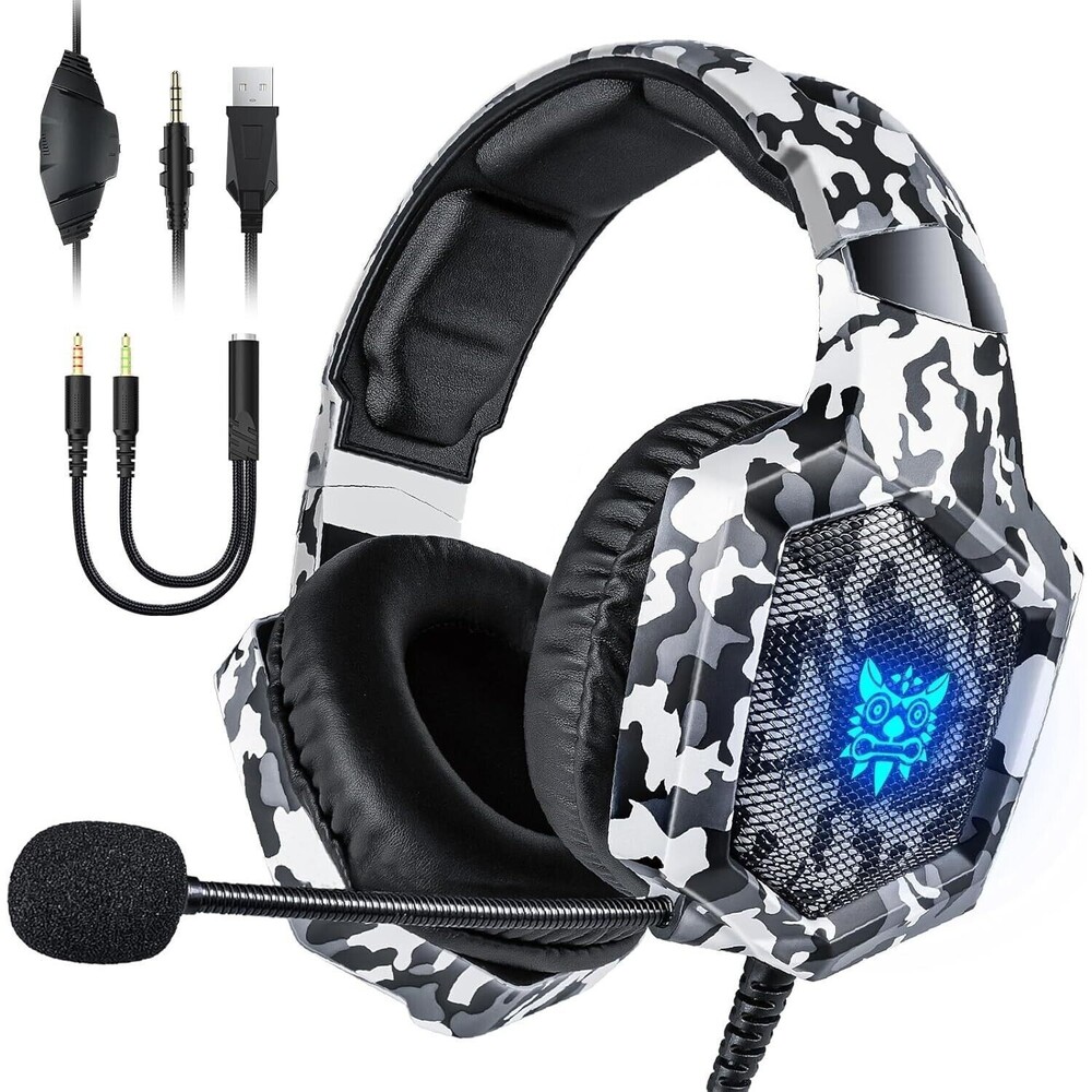 ONIKUMA K5 Camouflage Version 7.1 Virtual Stereo Gaming Headphone